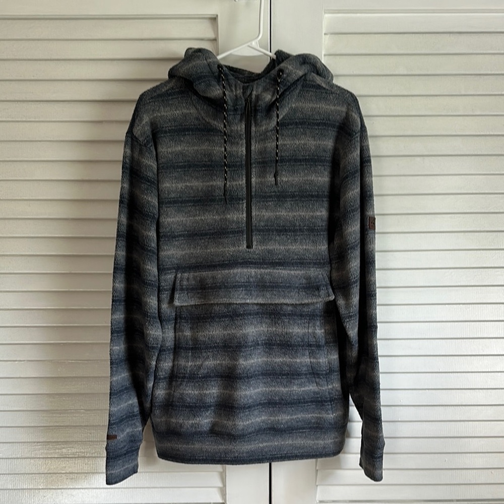 Billabong Adventure Division Half Zip Fleece Hooded Pullover - Size Large